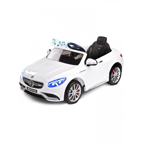 Elektrický detský automobil Toyz Mercedes-Benz S63 AMG-2 motory white 